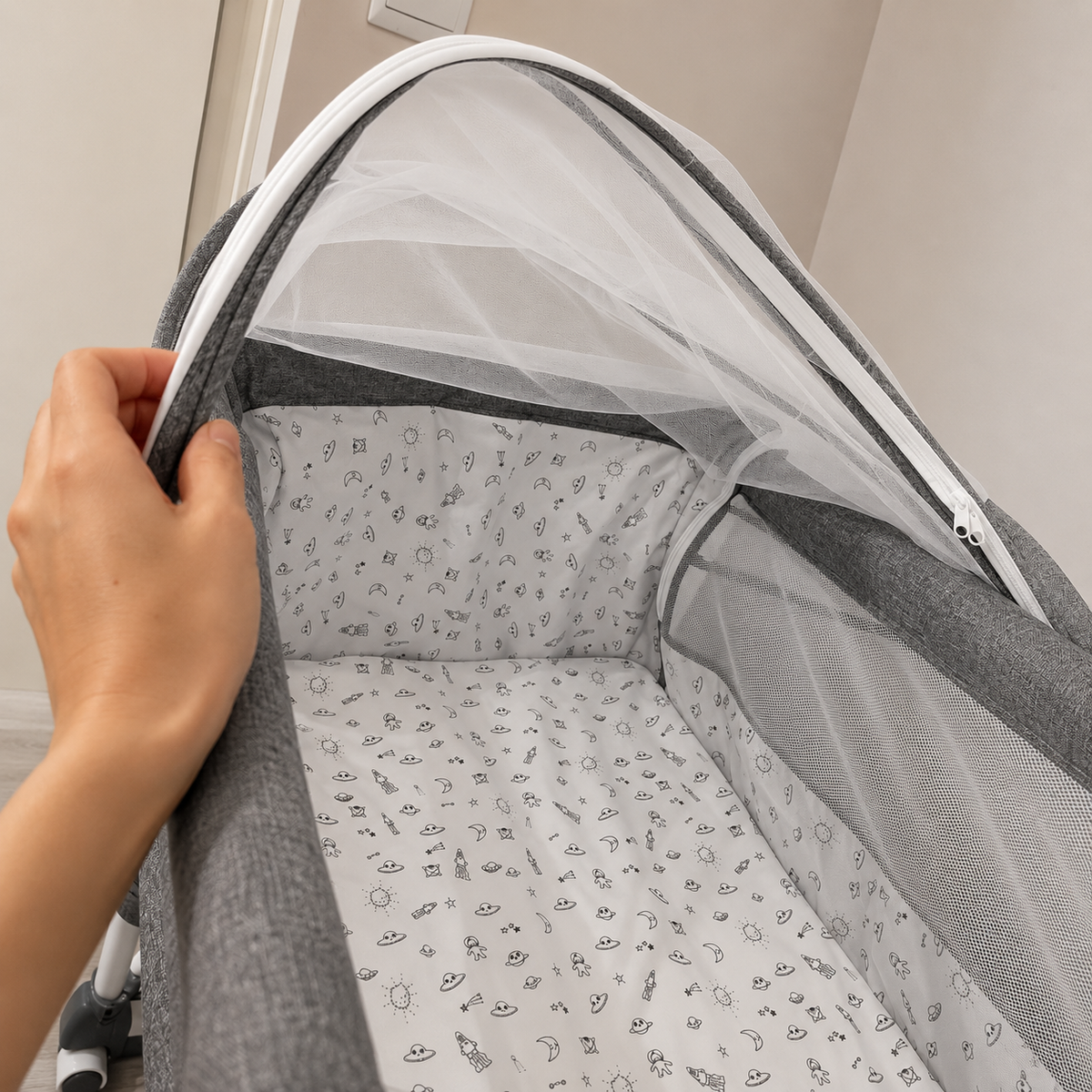 Bequemes Baby-Beistellbett