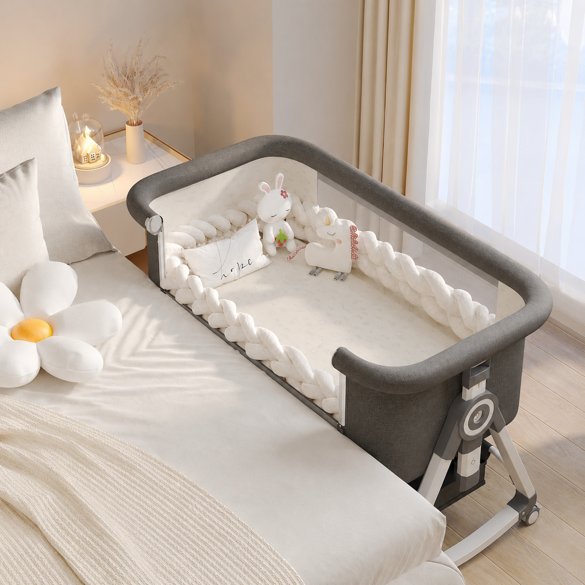 Bequemes Baby-Beistellbett