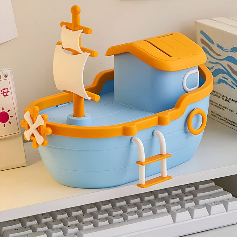 Tirelire Bateau pour Enfant