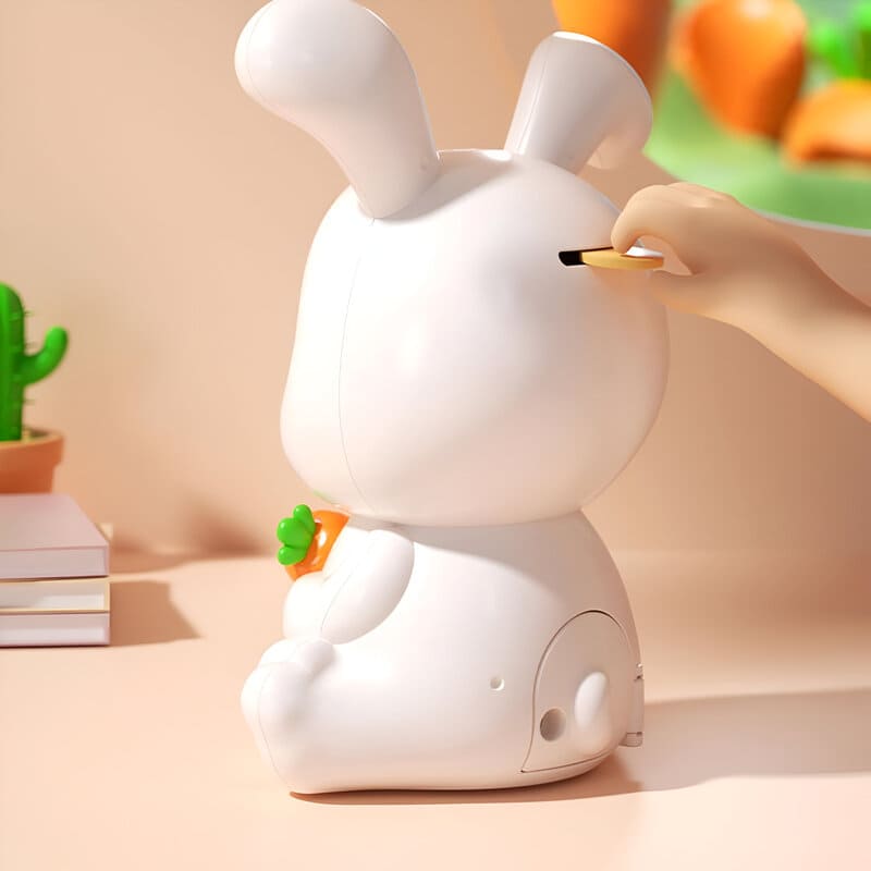 Tirelire Bébé Garçon Lapin