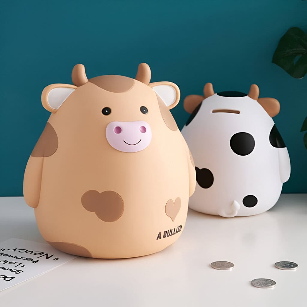 Tirelire Bébé Vache Originale