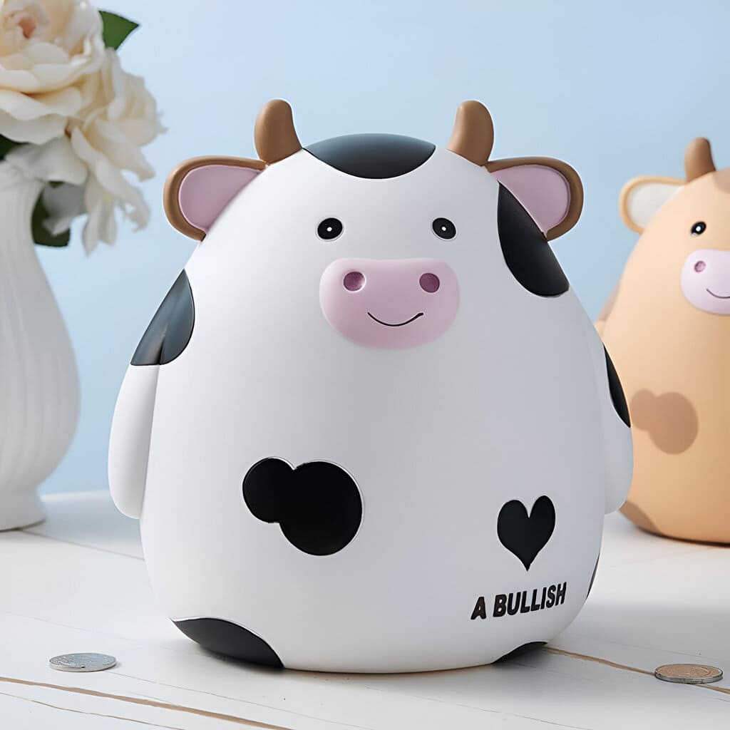 Tirelire Bébé Vache Originale