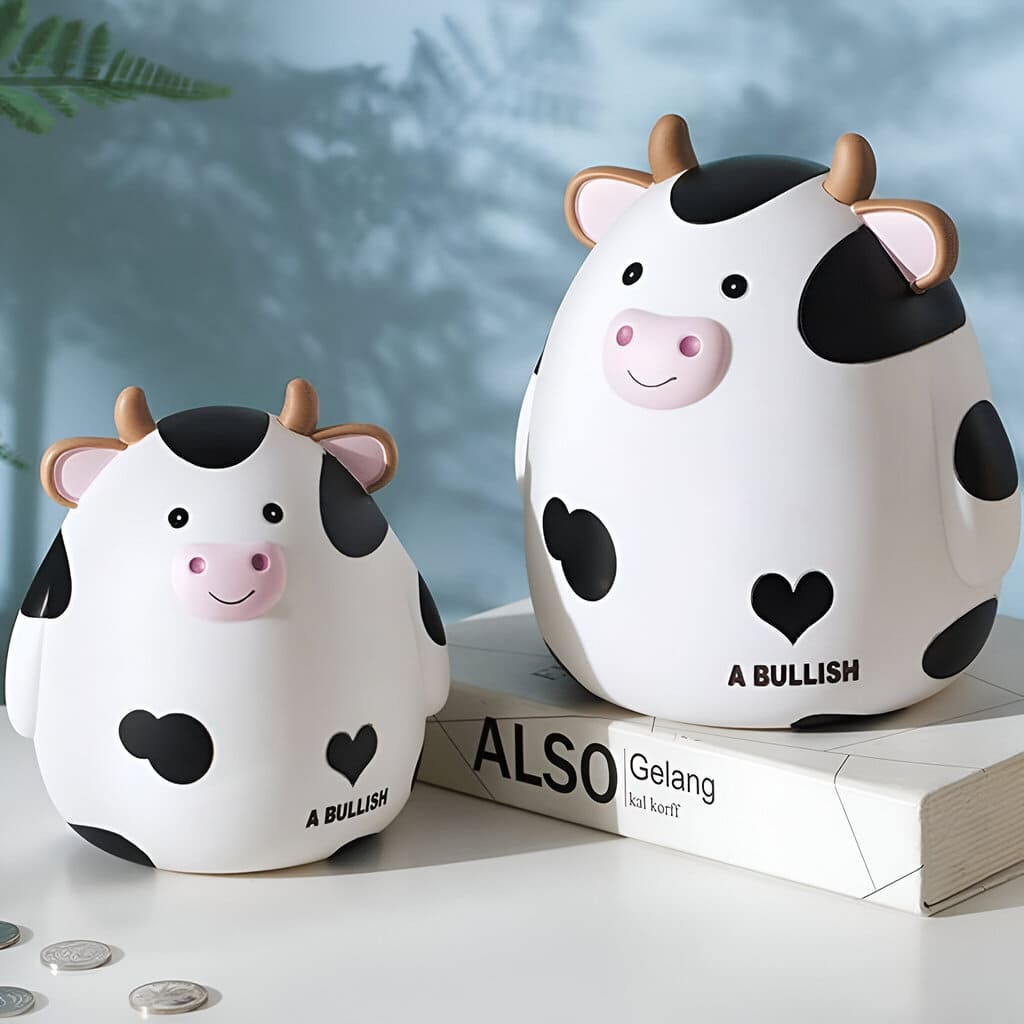 Tirelire Bébé Vache Originale