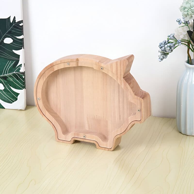 Tirelire Bois Cochon