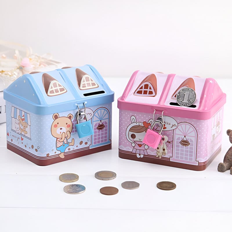 Boîte à Tirelire avec Cadenas