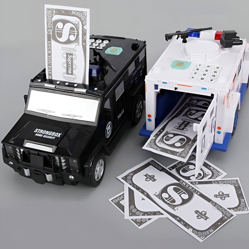 Tirelire Camion Police