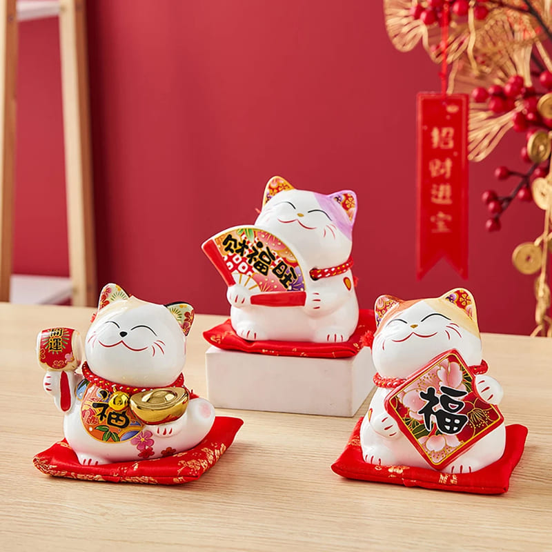 Tirelire Chat Chinois
