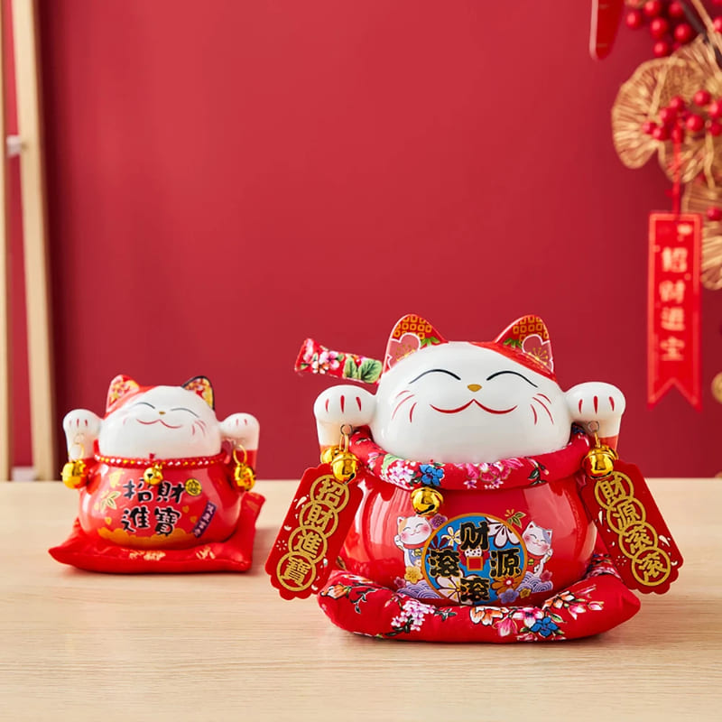 Tirelire Chat Chinois