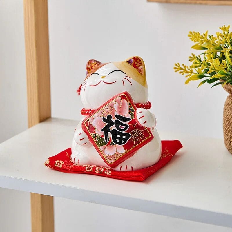 Tirelire Chat Chinois