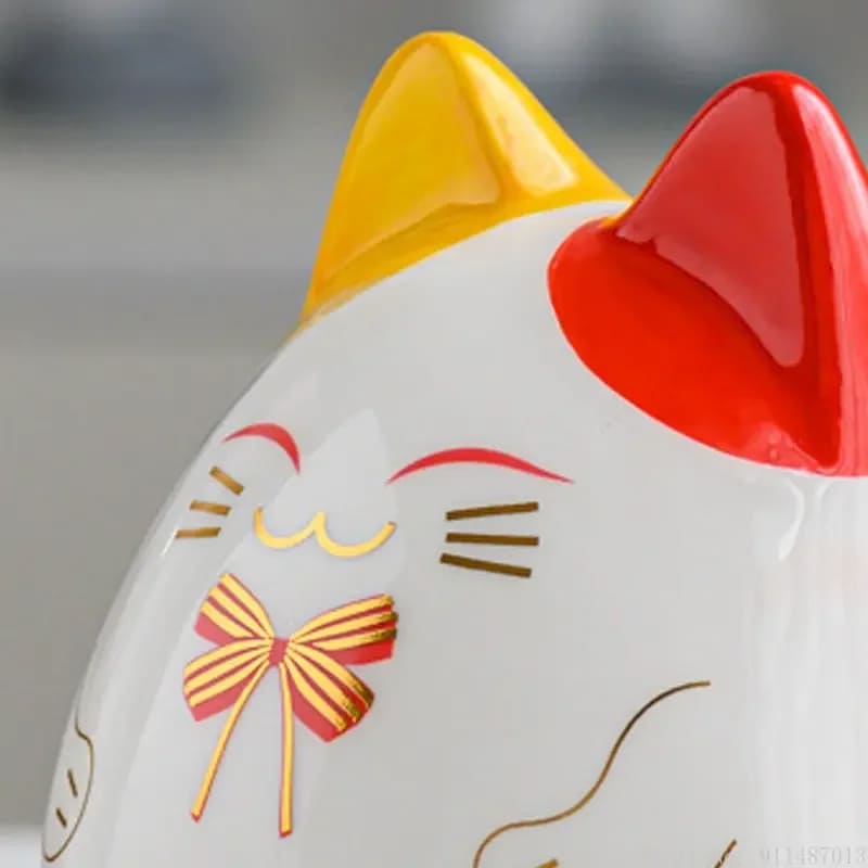 Tirelire Chat en Céramique