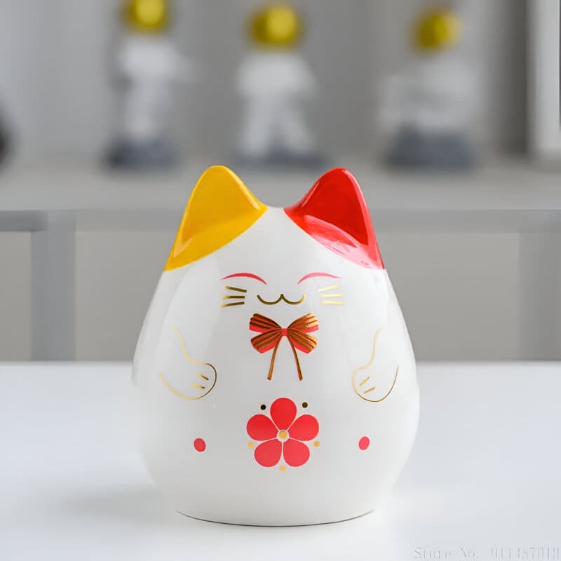 Tirelire Chat en Céramique