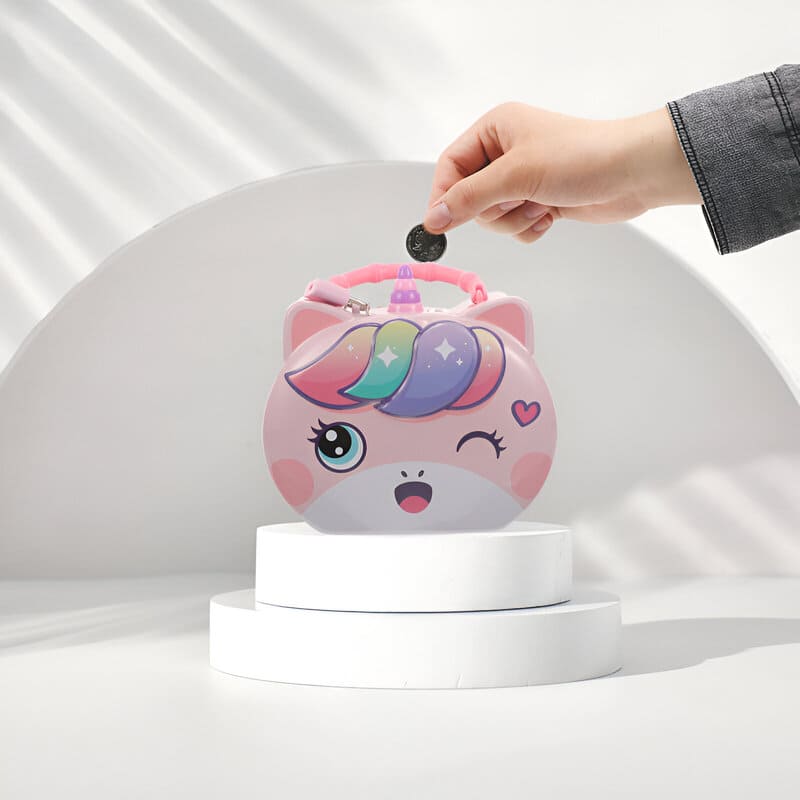 Tirelire Chat Licorne