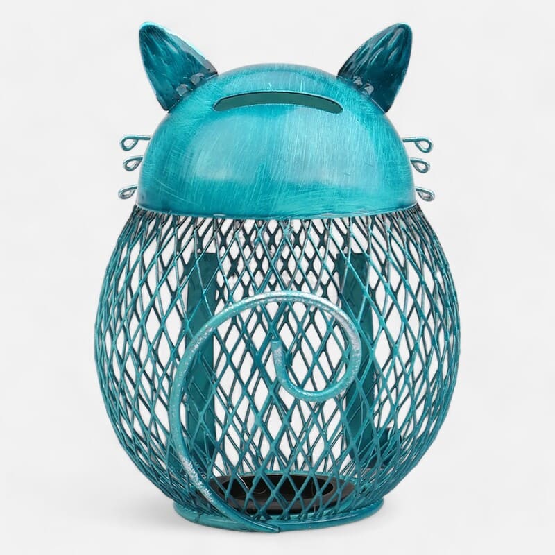 Tirelire Chat en Métal
