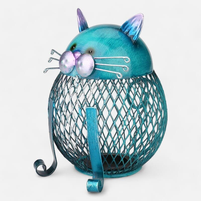 Tirelire Chat en Métal