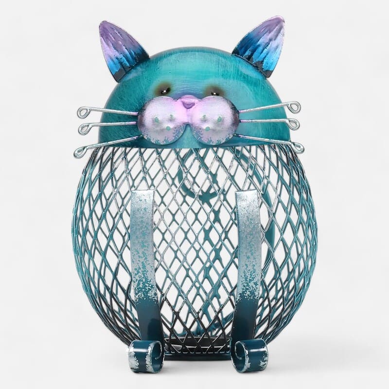 Tirelire Chat en Métal