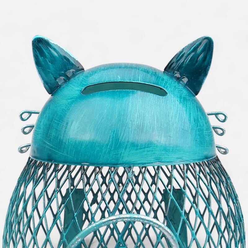 Tirelire Chat en Métal