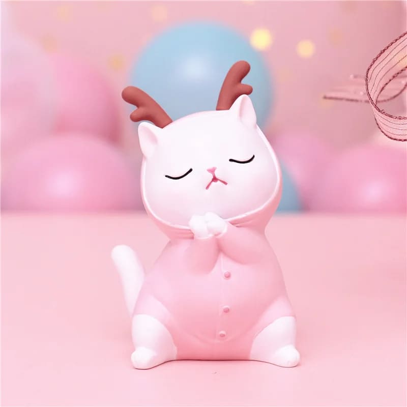 Tirelire Chat Rose