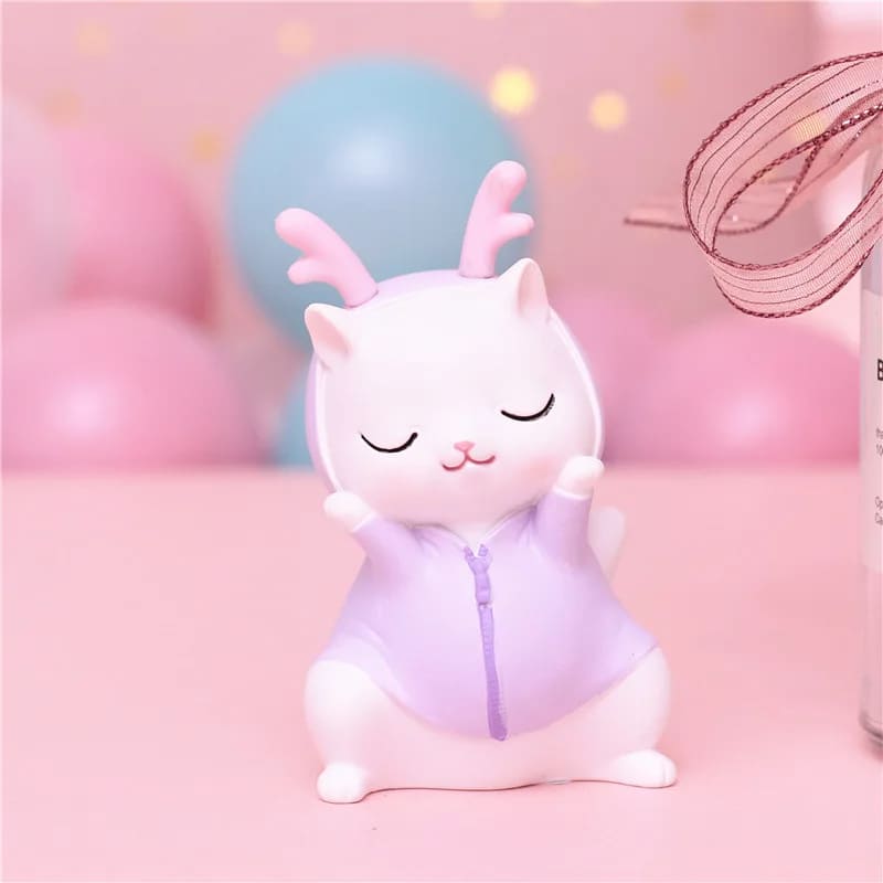 Tirelire Chat Rose