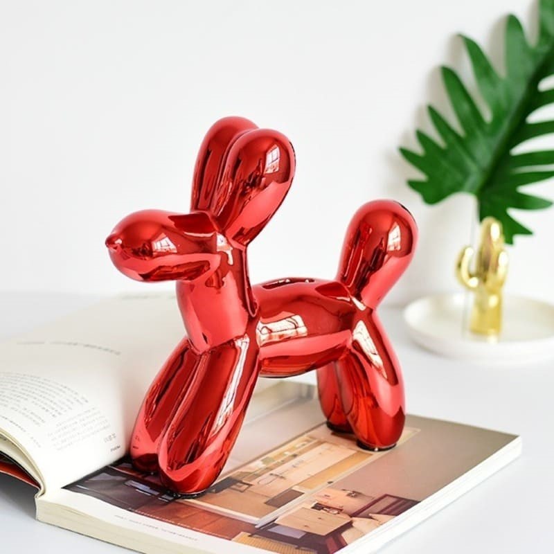 Tirelire Chien Ballon