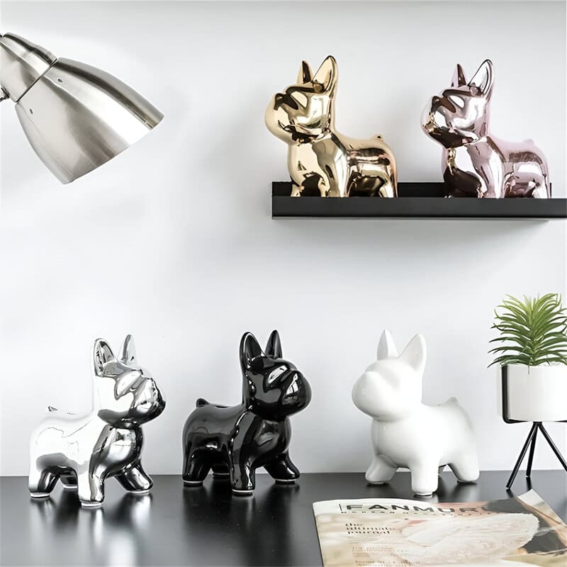Tirelire Chien Bouledogue Français