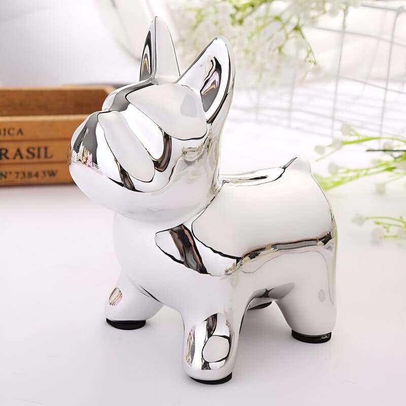 Tirelire Chien Bouledogue Français