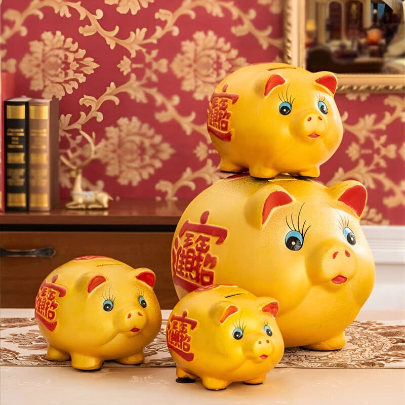 Tirelire Cochon Chinois