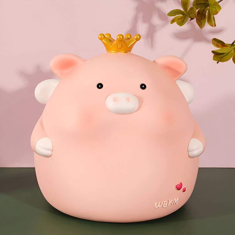 Tirelire Cochon Couronne