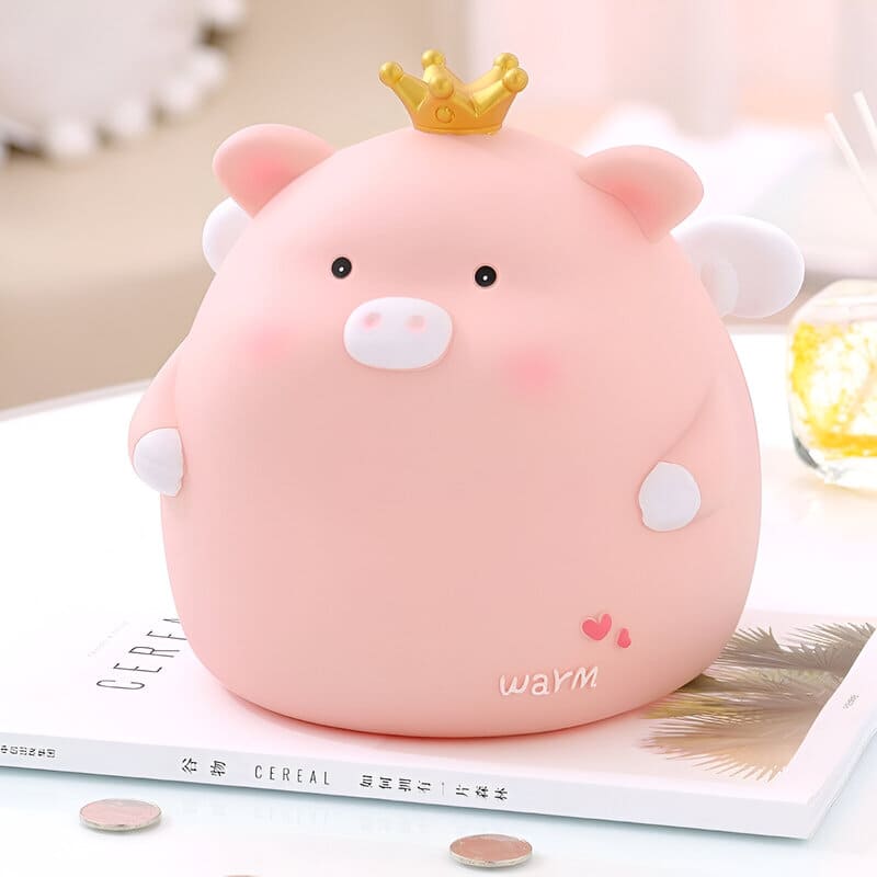 Tirelire Cochon Couronne