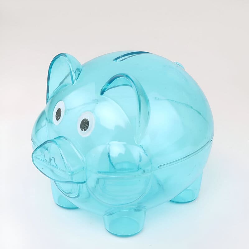 Tirelire Cochon Transparente