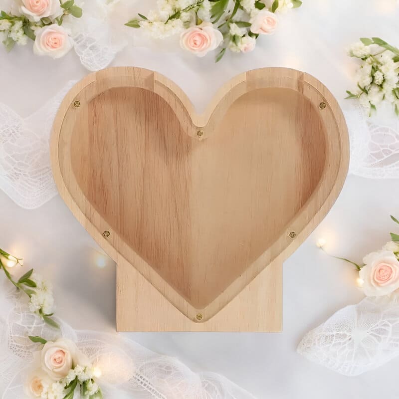 Tirelire Cœur Mariage