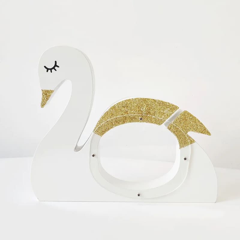 Tirelire Cygne Transparente