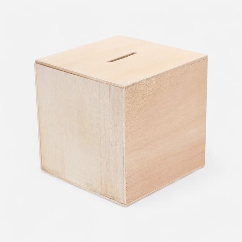 Tirelire en Bois à Décorer