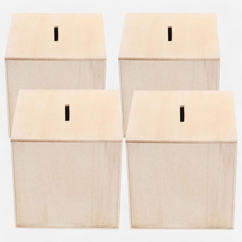 Tirelire en Bois à Décorer