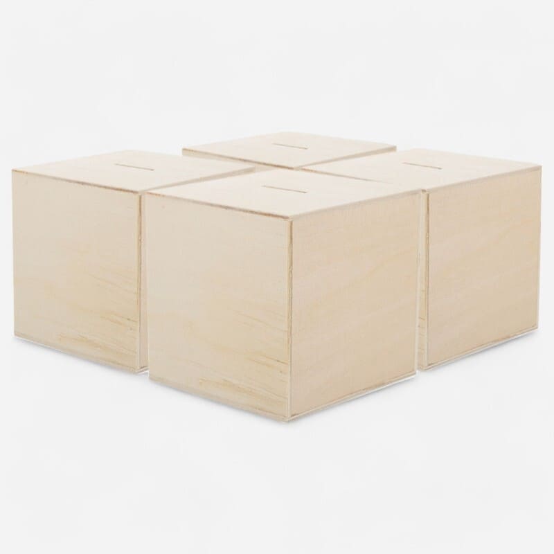 Tirelire en Bois à Décorer