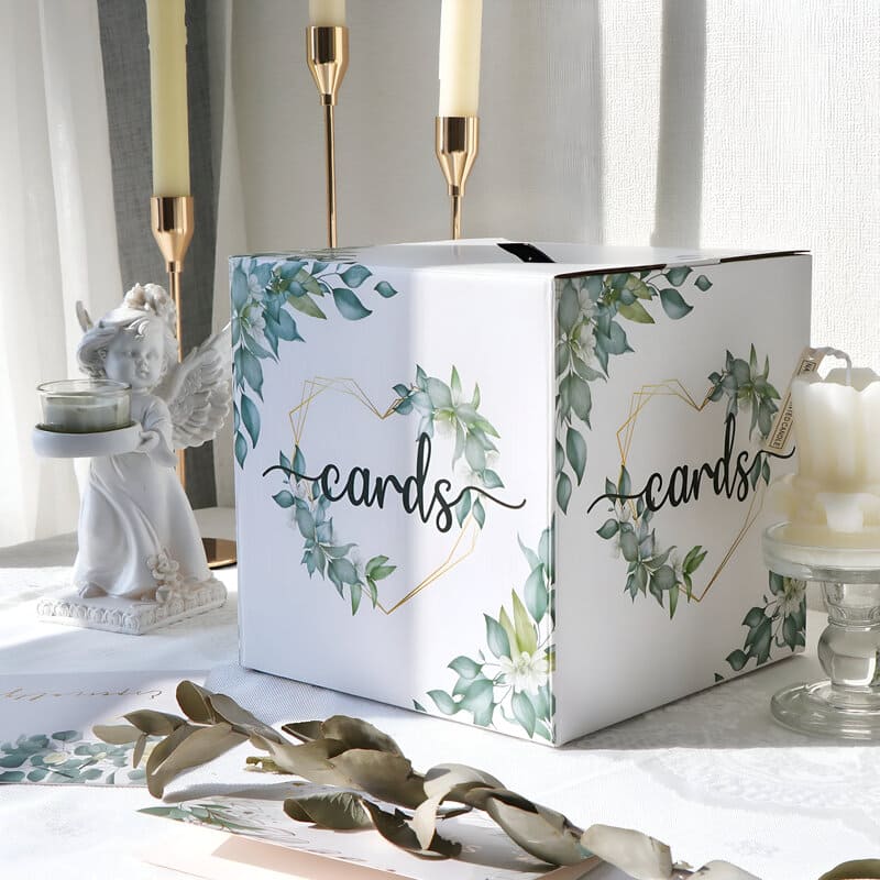 Tirelire en Carton pour Mariage