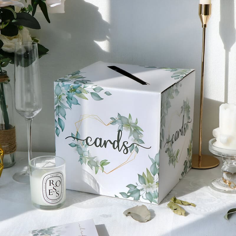 Tirelire en Carton pour Mariage