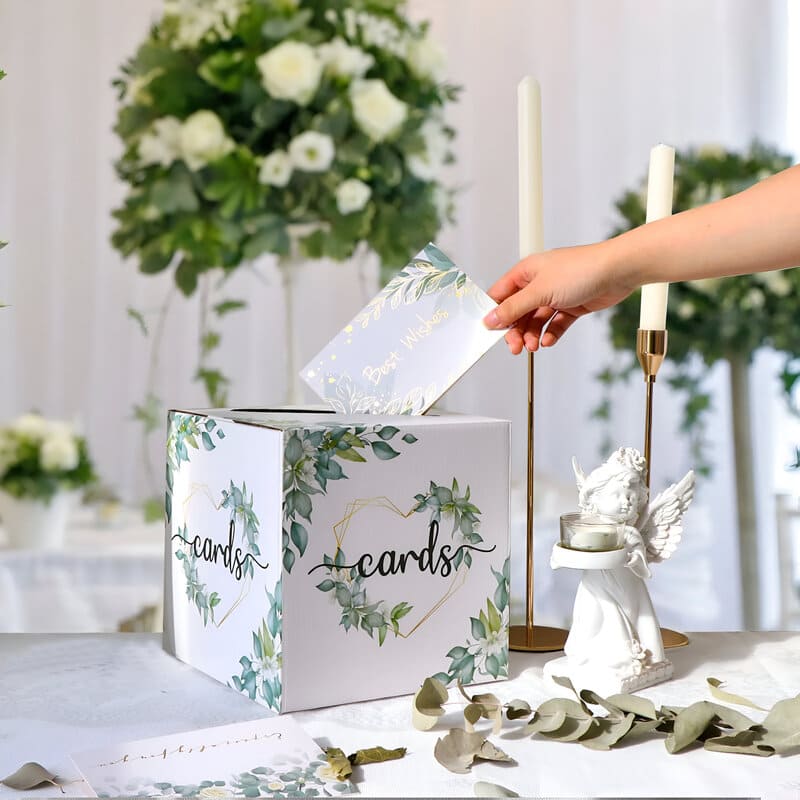 Tirelire en Carton pour Mariage