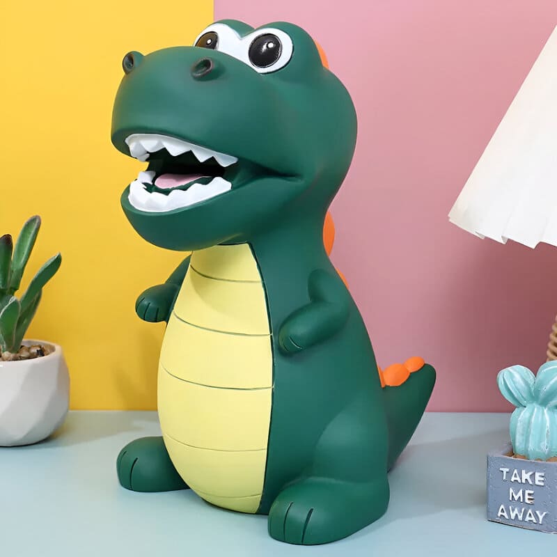 Tirelire Garçon Dinosaure