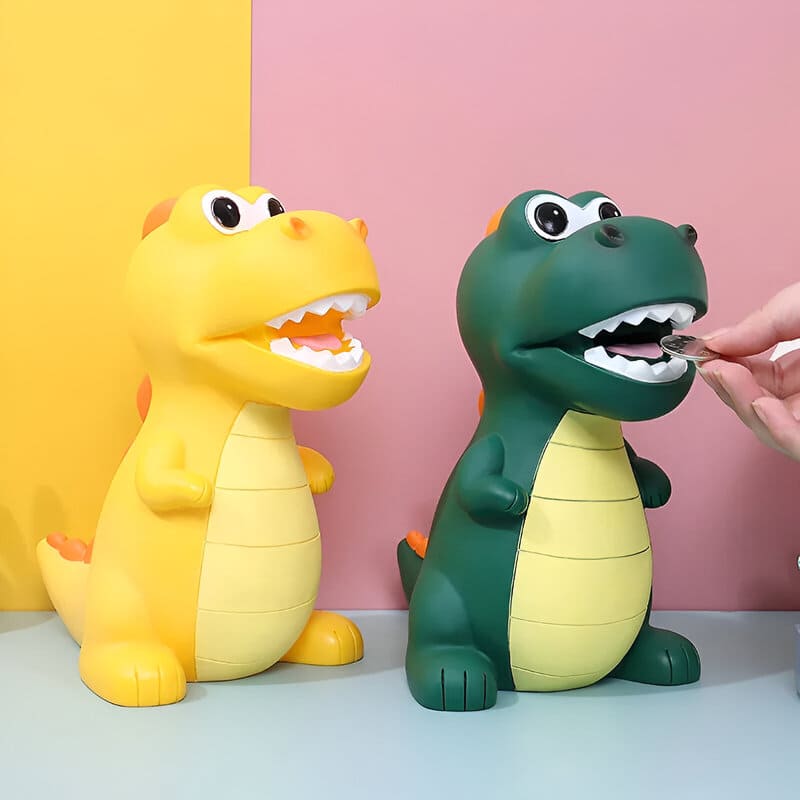 Tirelire Garçon Dinosaure