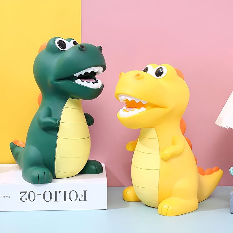 Tirelire Garçon Dinosaure