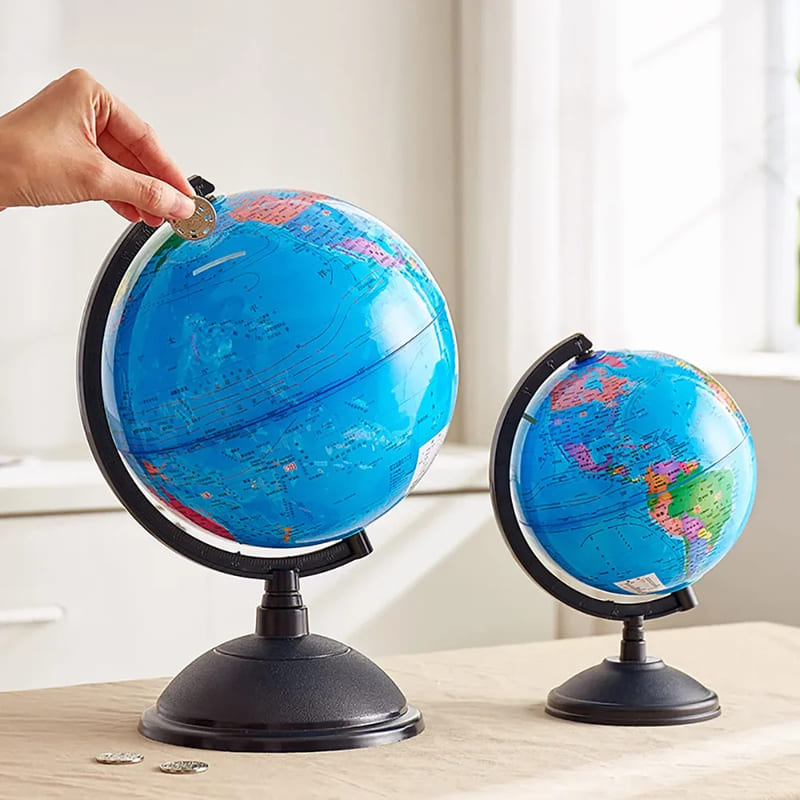 Tirelire Globe Terrestre