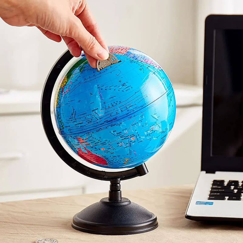 Tirelire Globe Terrestre