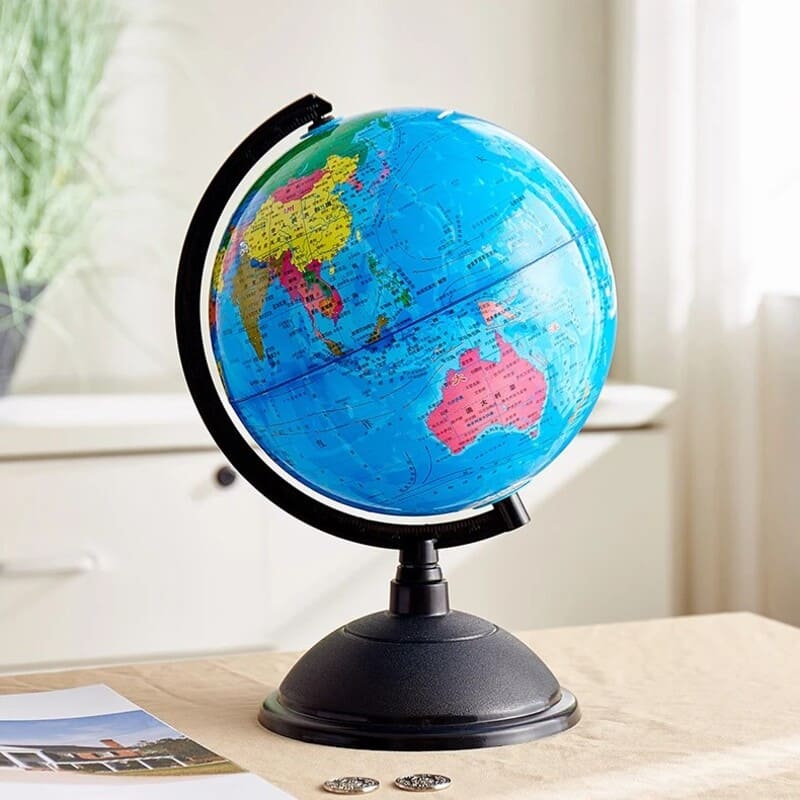 Tirelire Globe Terrestre