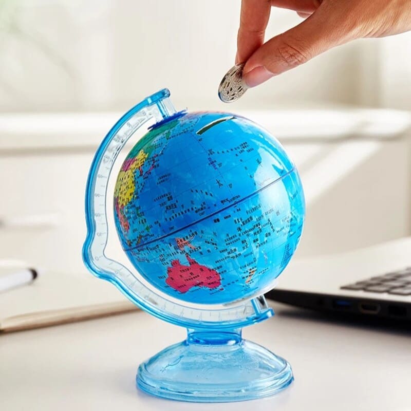 Tirelire Globe Terrestre