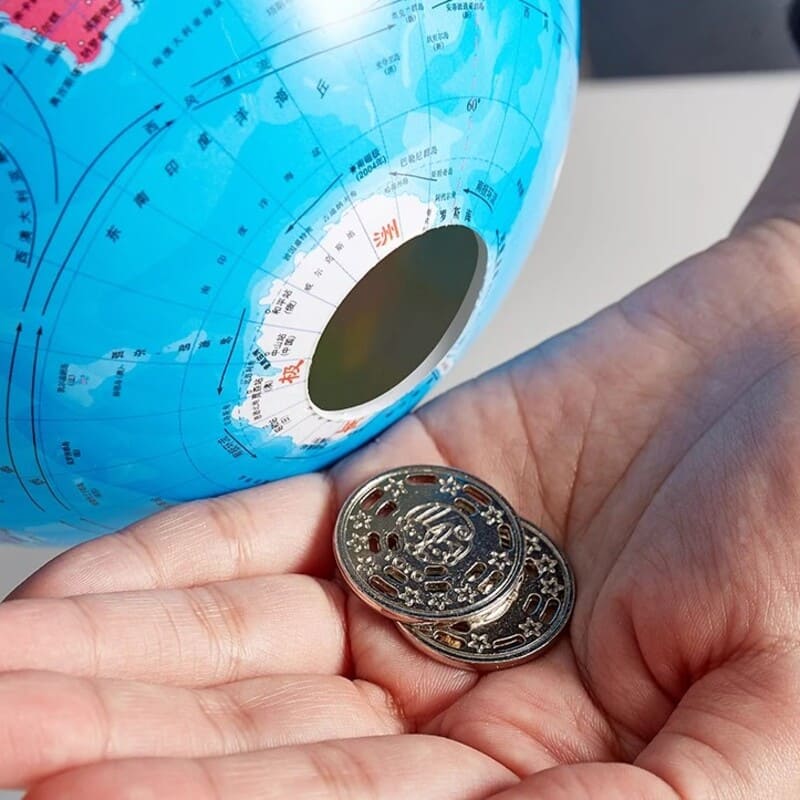 Tirelire Globe Terrestre