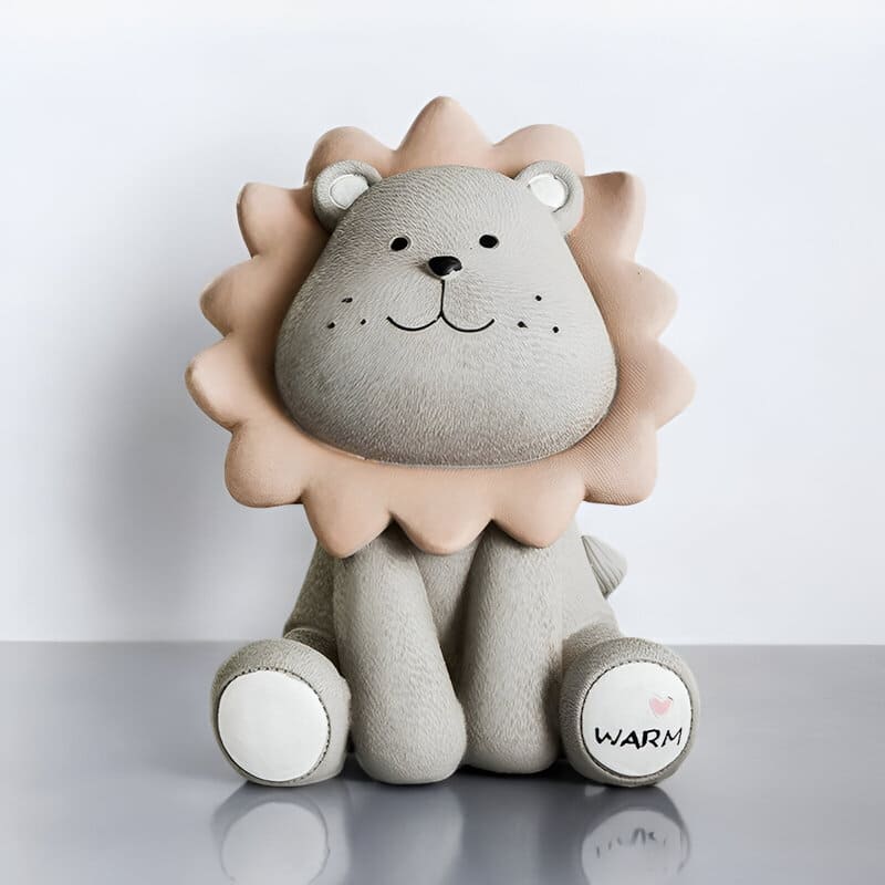 Tirelire Lion Jungle