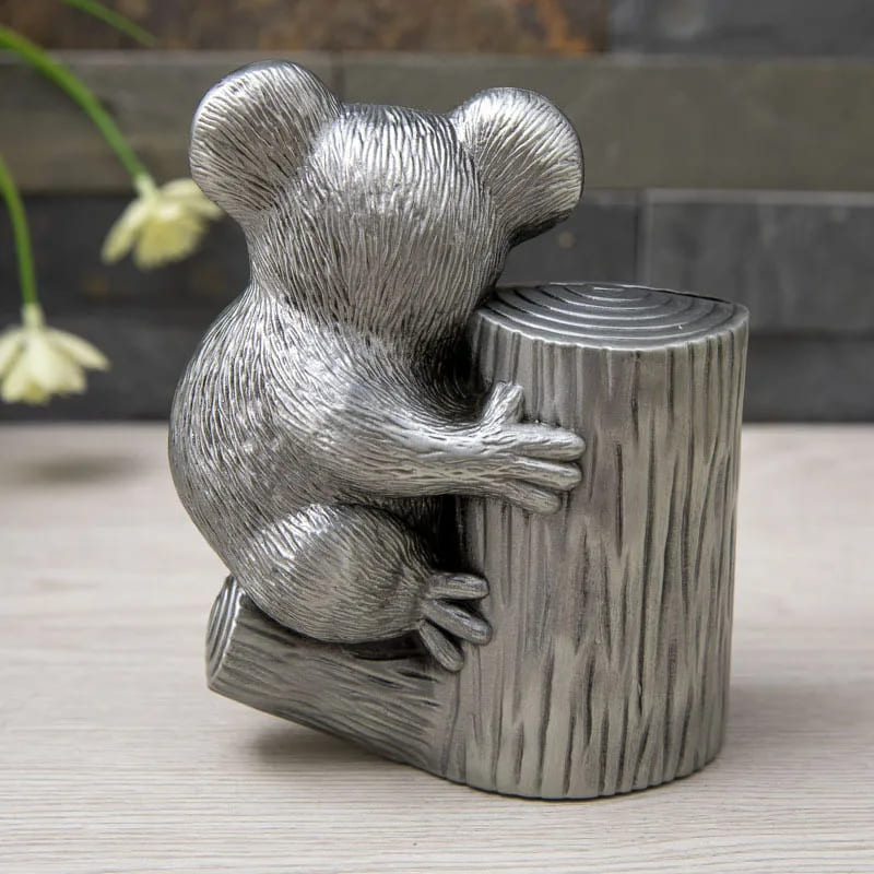 Tirelire Koala Argent