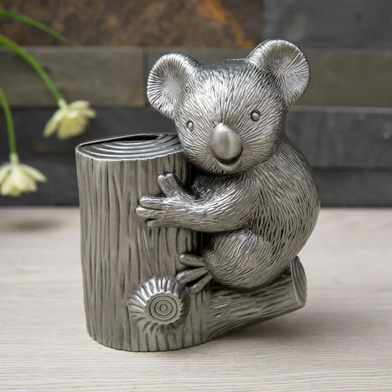 Tirelire Koala Argent