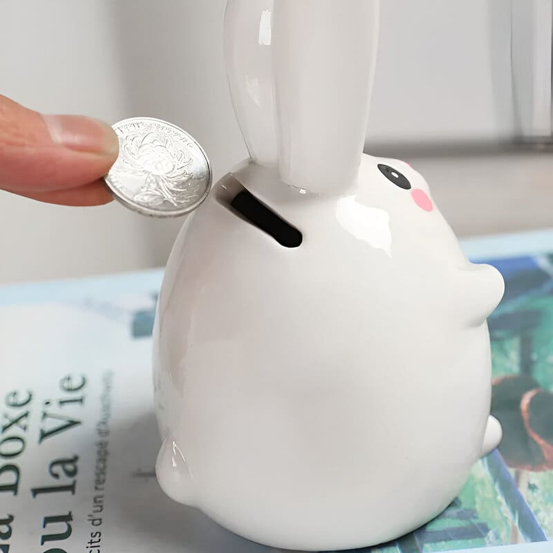 Tirelire Lapin Céramique