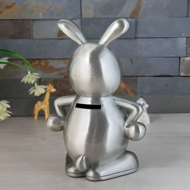 Tirelire Lapin Métal